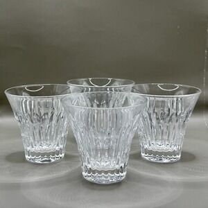Shannon Crystal by Godinger‎ Knightsbridge Set of 4 Whiskey Glasses